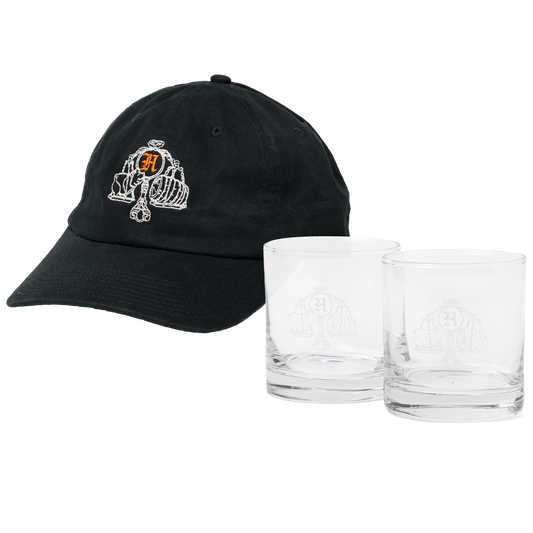 Hogsworth Hat and Glass Bundle